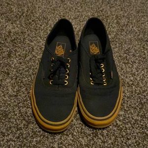 Vans Authentic Black/Rubber Size 10.5